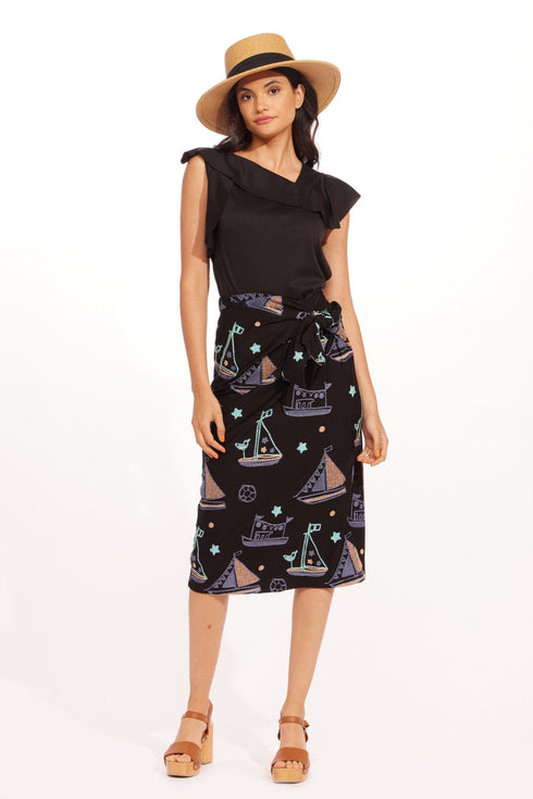 Saratoga Skirt- Ahoy